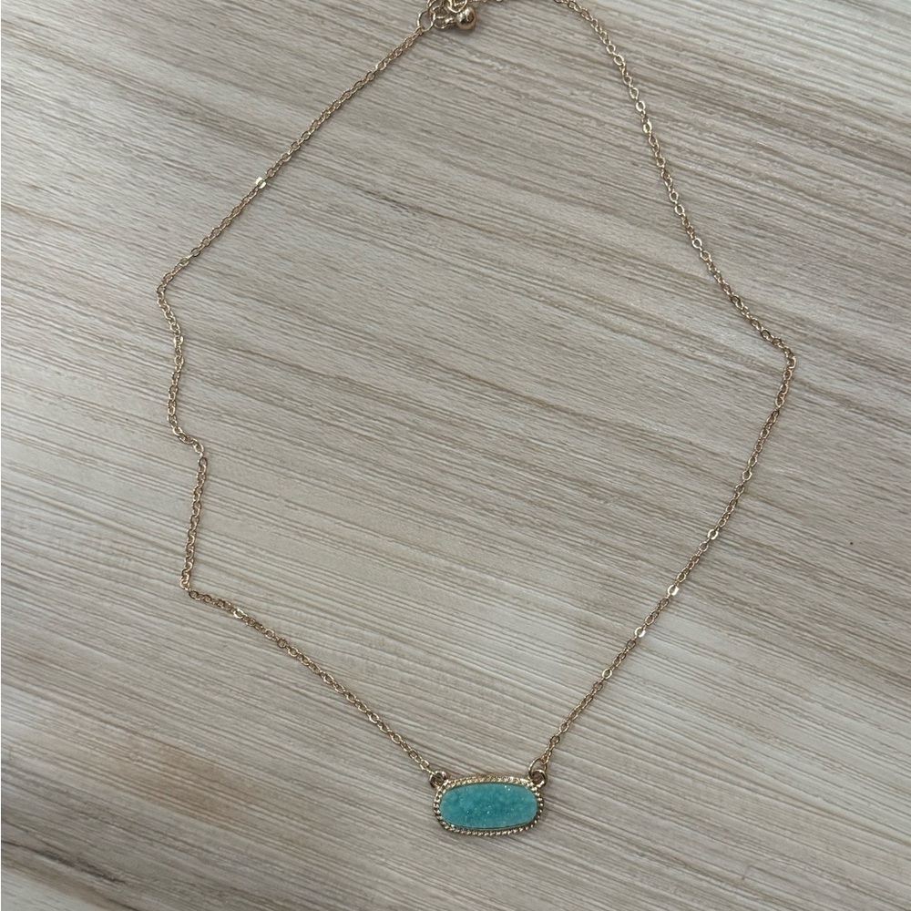 Faux Jewel Necklace